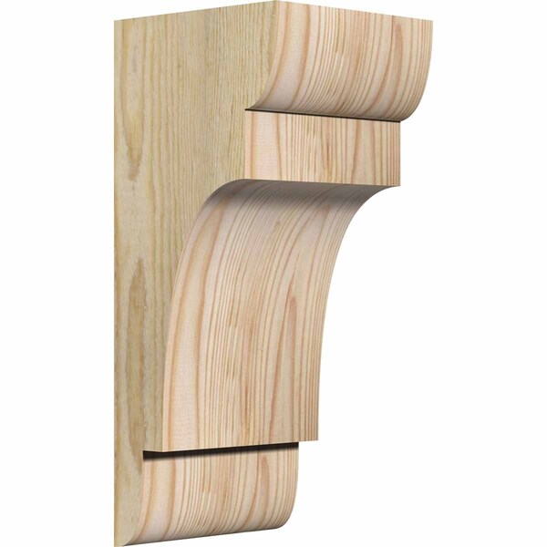 Ekena Millwork New Brighton Rough Sawn Corbel, Douglas Fir, 6"W x 6"D x 14"H COR06X06X14NEB00RDF - main